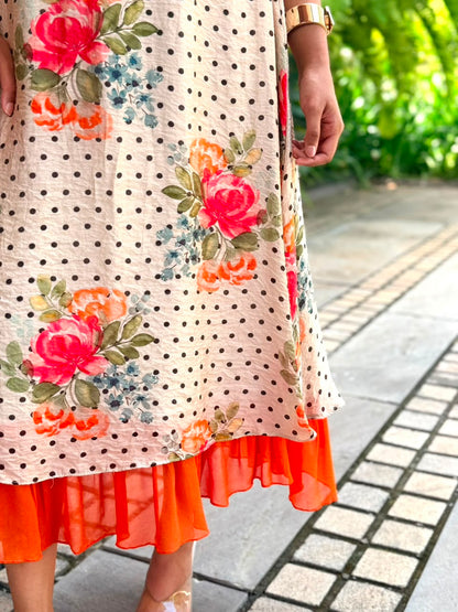 Full sleeve Polka Perfection